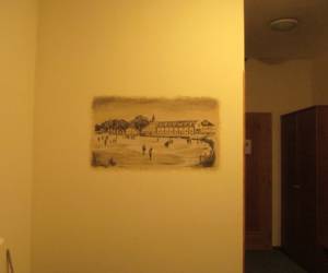 Wall painting_ Hotel room Prague 04