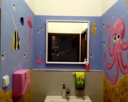 Nástěnná malba Koupelna 002